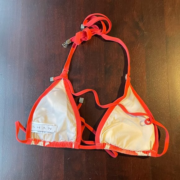 Shan Swimwear Top Red/White - Size 8 - Picture 4 of 6